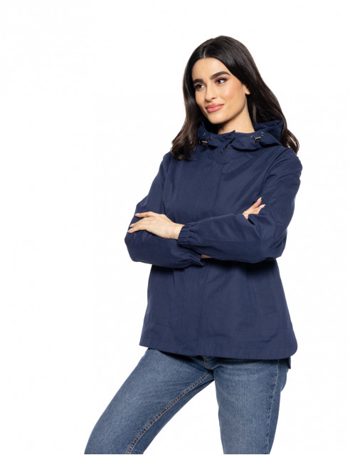 Splendid fashion γυναικείο πανωφόρι με κουκούλα