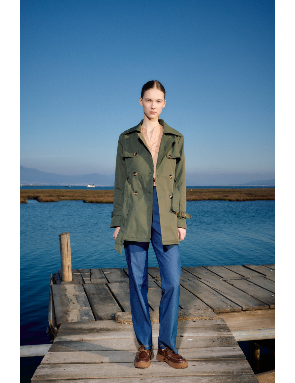 Biston fashion γυναικεία demi καμπαρντίνα