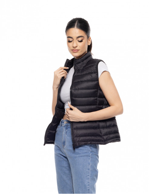 Biston fashion γυναικείο αμάνικο με γιακά