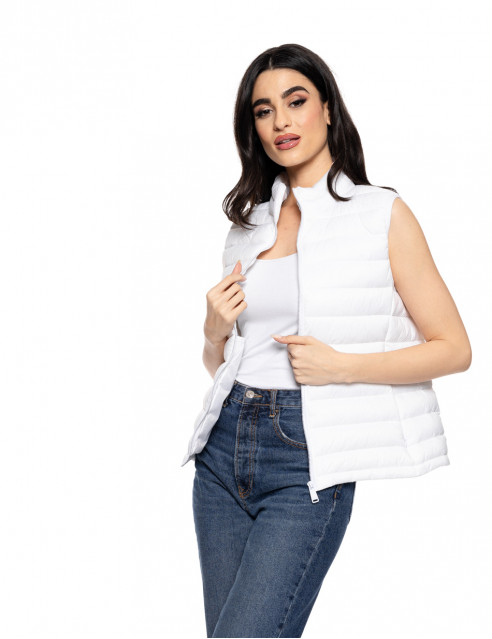 Biston fashion γυναικείο αμάνικο με γιακά