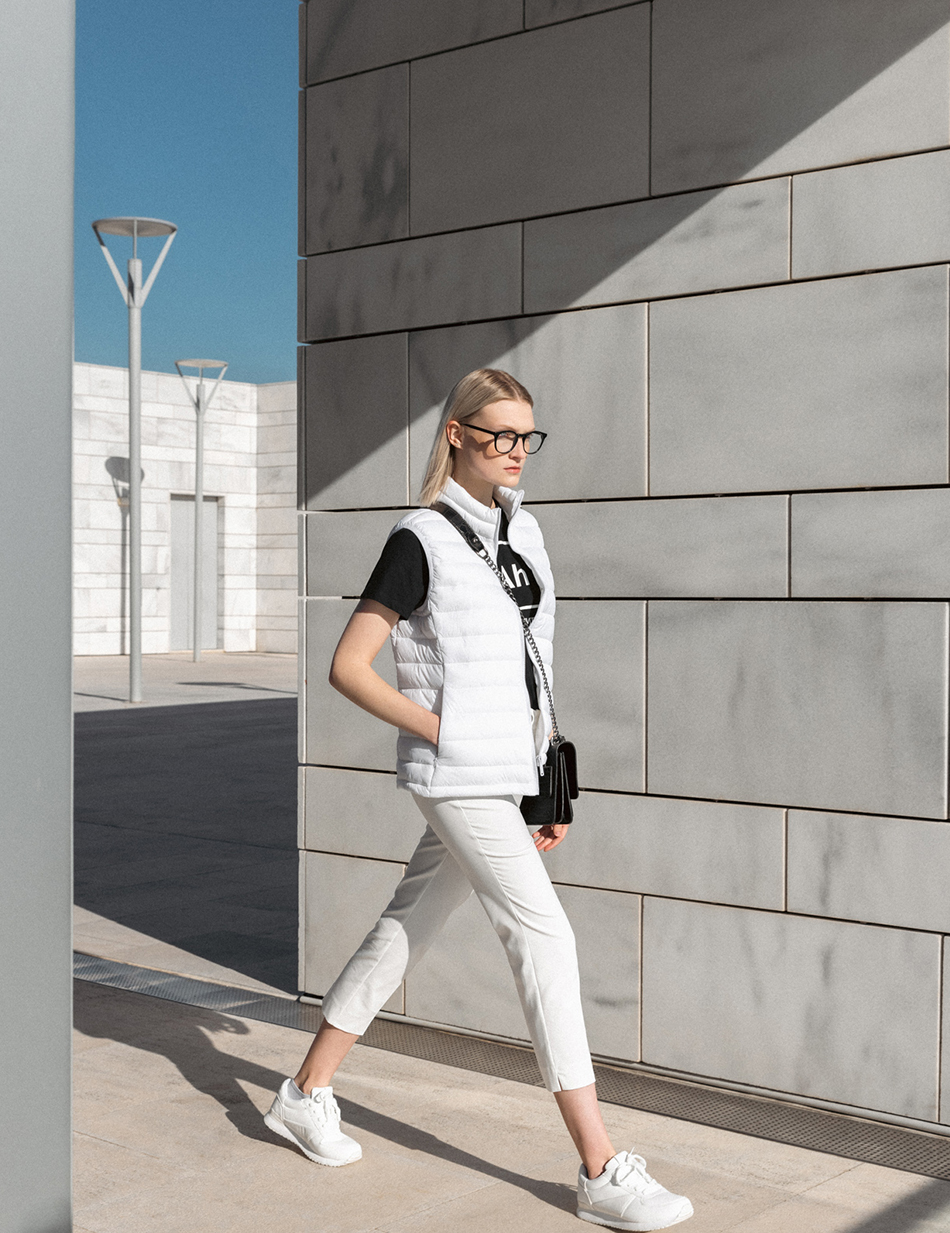 Biston fashion γυναικείο αμάνικο με γιακά