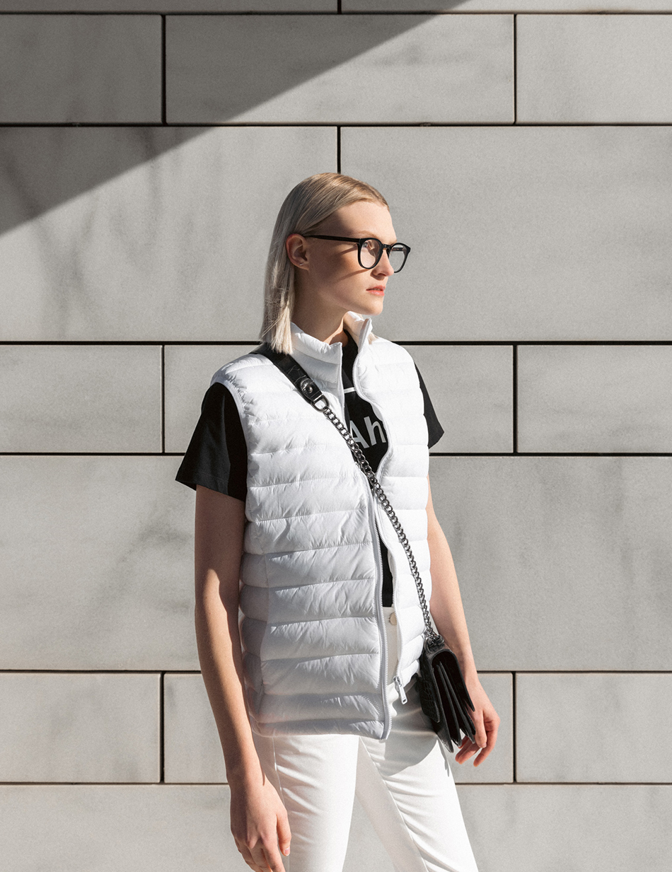 Biston fashion γυναικείο αμάνικο με γιακά
