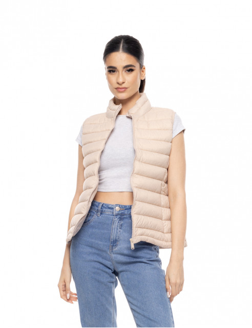 Biston fashion γυναικείο αμάνικο με γιακά