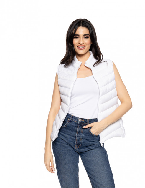 Splendid fashion γυναικείο αμάνικο με γιακά