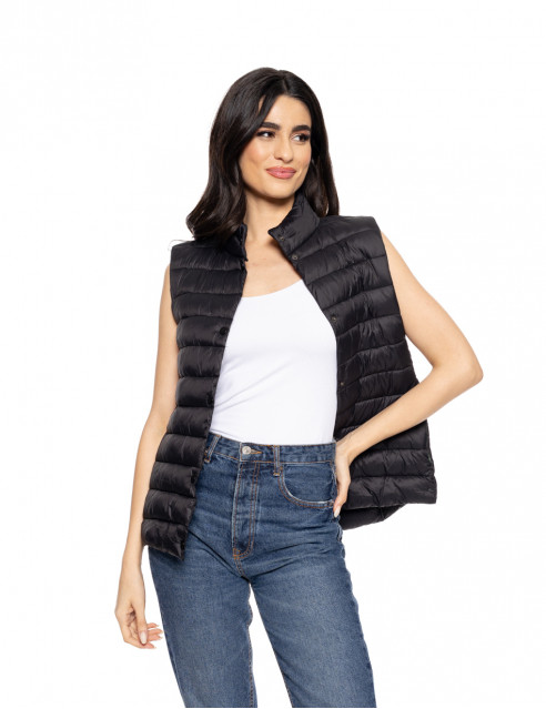 Biston fashion γυναικείο αμάνικο με γιακά
