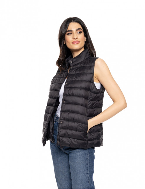 Biston fashion γυναικείο αμάνικο με γιακά