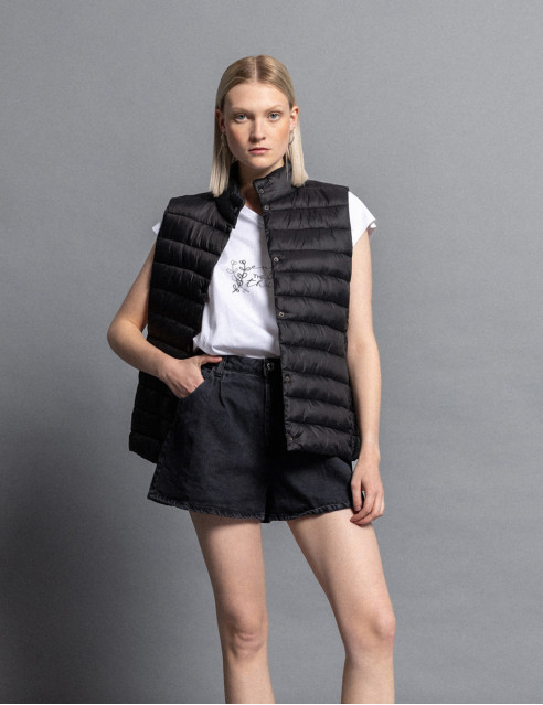 Biston fashion γυναικείο αμάνικο με γιακά