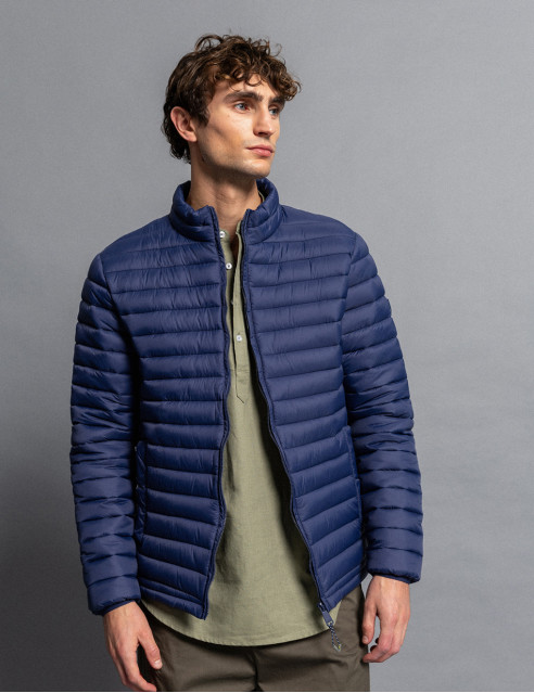 Biston fashion ανδρικό ultra light πανωφόρι με γιακά