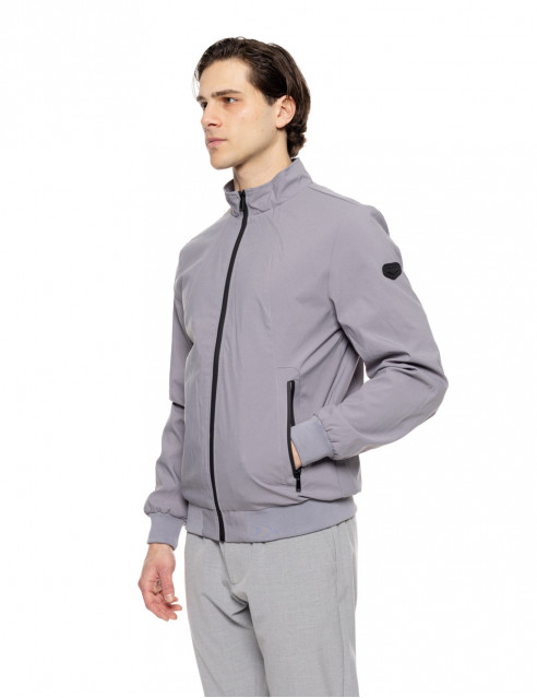 Biston fashion ανδρικό bomber πανωφόρι με γιακά