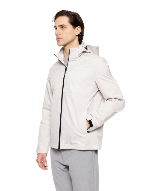 Biston fashion ανδρικό πανωφόρι με κουκούλα