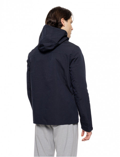 Biston fashion ανδρικό πανωφόρι με κουκούλα