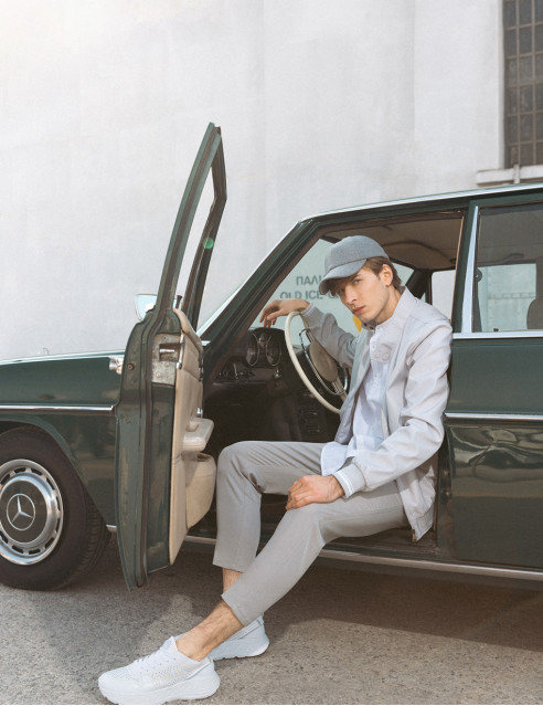 Splendid fashion ανδρικό bomber πανωφόρι με γιακά