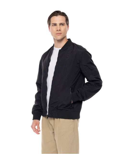Biston fashion ανδρικό bomber πανωφόρι με γιακά
