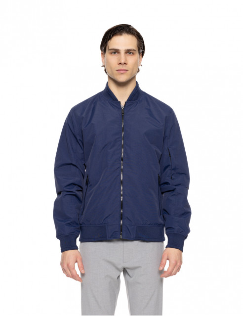 Biston fashion ανδρικό bomber πανωφόρι με γιακά