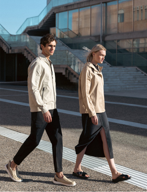 Biston fashion ανδρικό bomber πανωφόρι με γιακά
