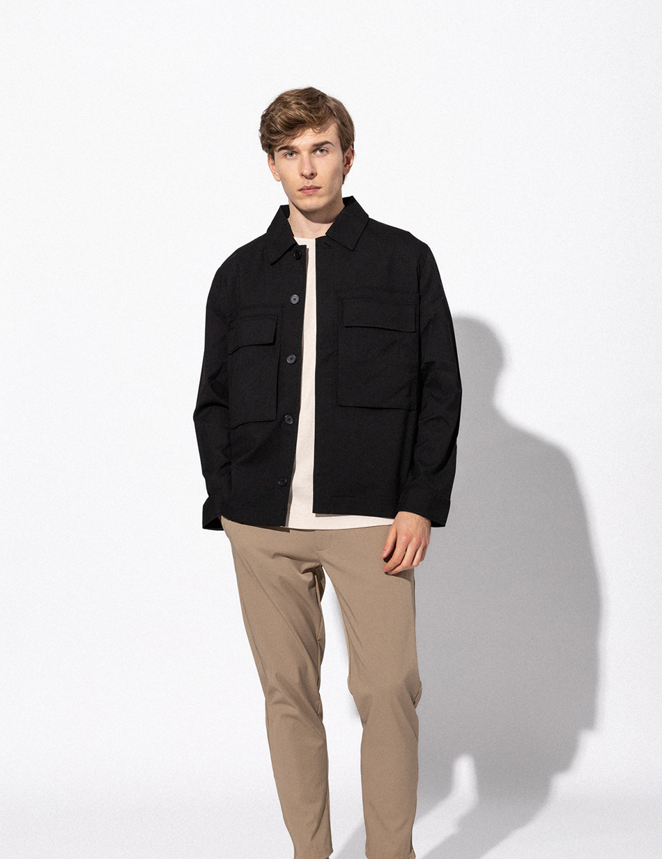 Smart fashion ανδρικό πανωφόρι τύπου sacket