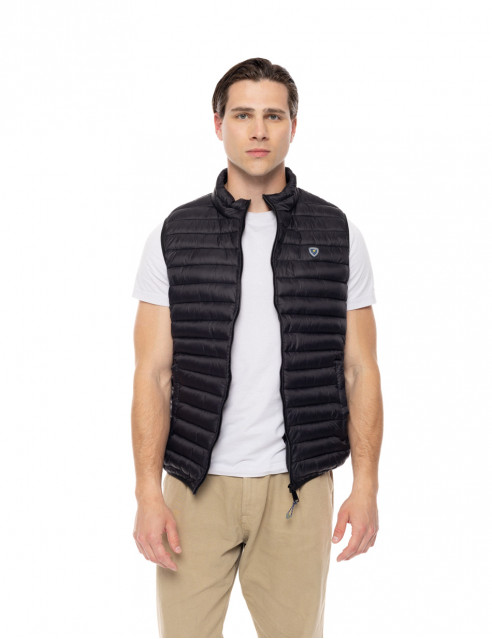 Biston fashion ανδρικό ultra light αμάνικο μπουφάν με γιακά