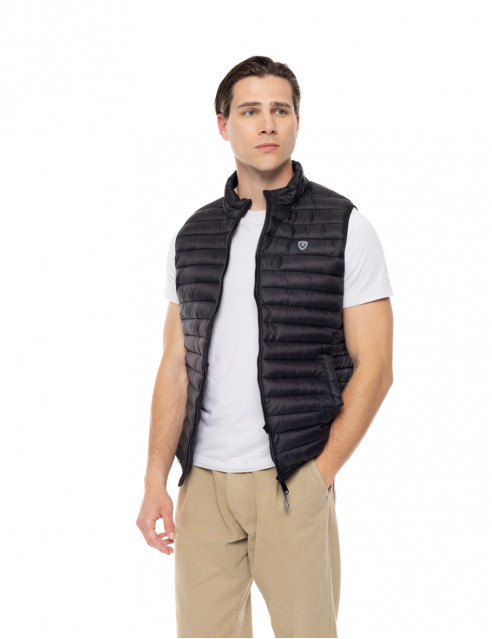 Biston fashion ανδρικό ultra light αμάνικο μπουφάν με γιακά