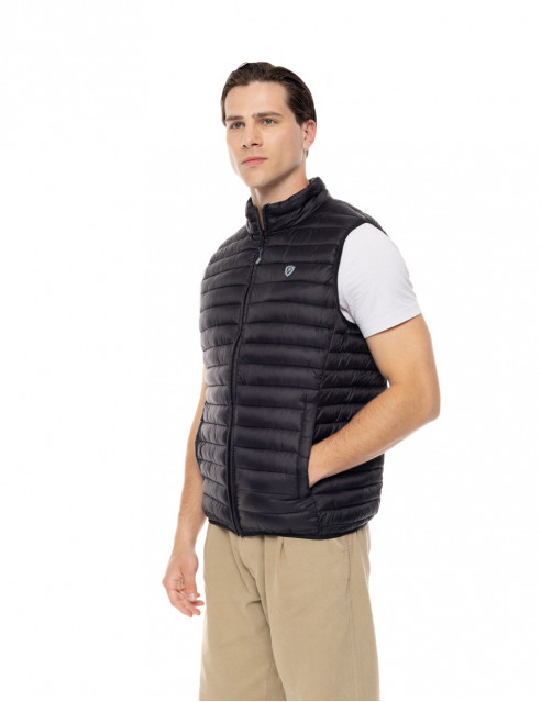 Biston fashion ανδρικό ultra light αμάνικο μπουφάν με γιακά