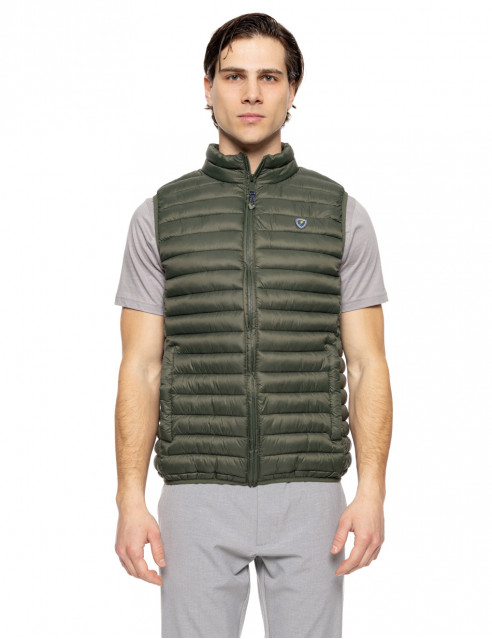 Biston fashion ανδρικό ultra light αμάνικο μπουφάν με γιακά