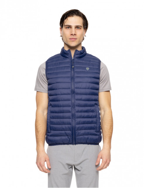 Biston fashion ανδρικό ultra light αμάνικο μπουφάν με γιακά