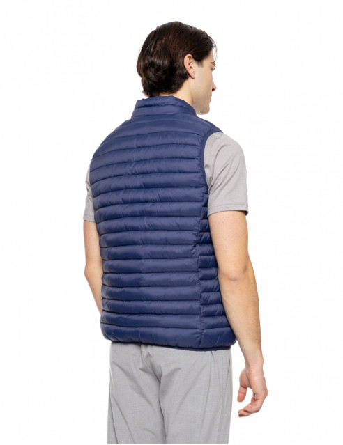 Biston fashion ανδρικό ultra light αμάνικο μπουφάν με γιακά