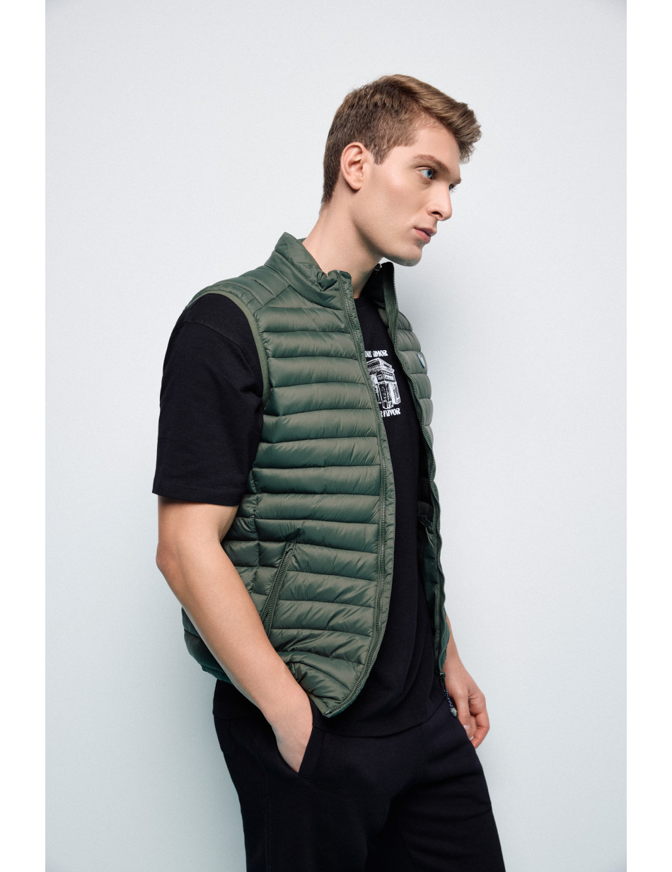 Splendid fashion ανδρικό ultra light αμάνικο μπουφάν με γιακά
