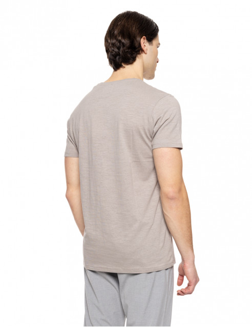 Smart fashion ανδρικό t-shirt με V λαιμό