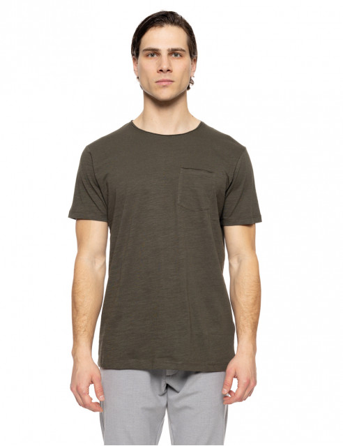 Smart fashion ανδρικό t-shirt με τσέπη