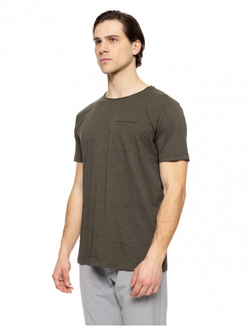 Smart fashion ανδρικό t-shirt με τσέπη