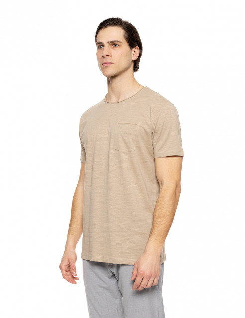 Smart fashion ανδρικό t-shirt με τσέπη