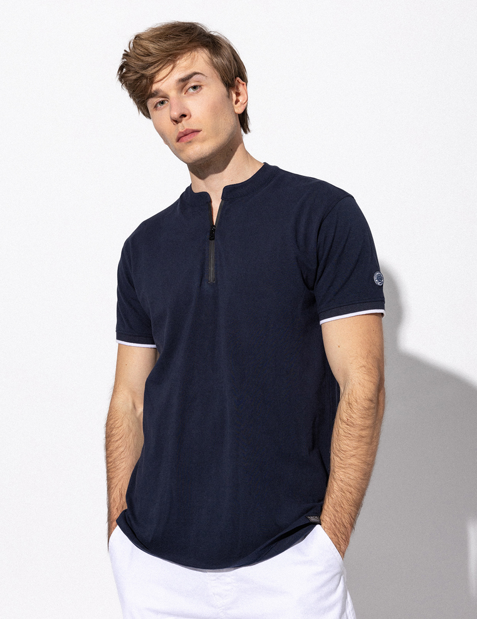 Splendid fashion ανδρικό πόλο με τύπωμα