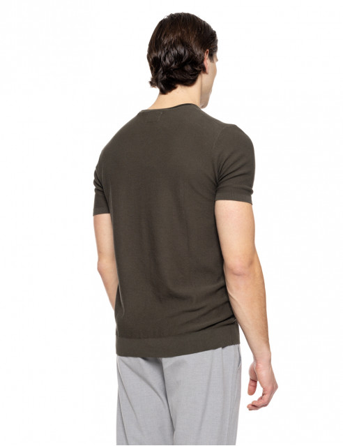 Smart fashion ανδρικό πλεκτό t-shirt