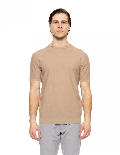 Smart fashion ανδρικό πλεκτό t-shirt