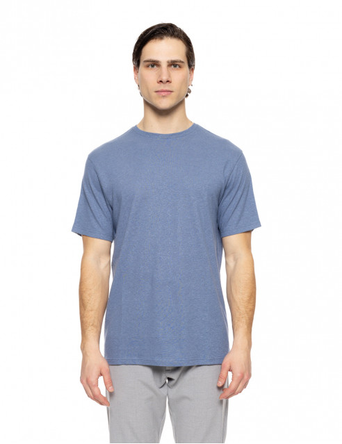 Smart fashion ανδρικό πλεκτό t-shirt