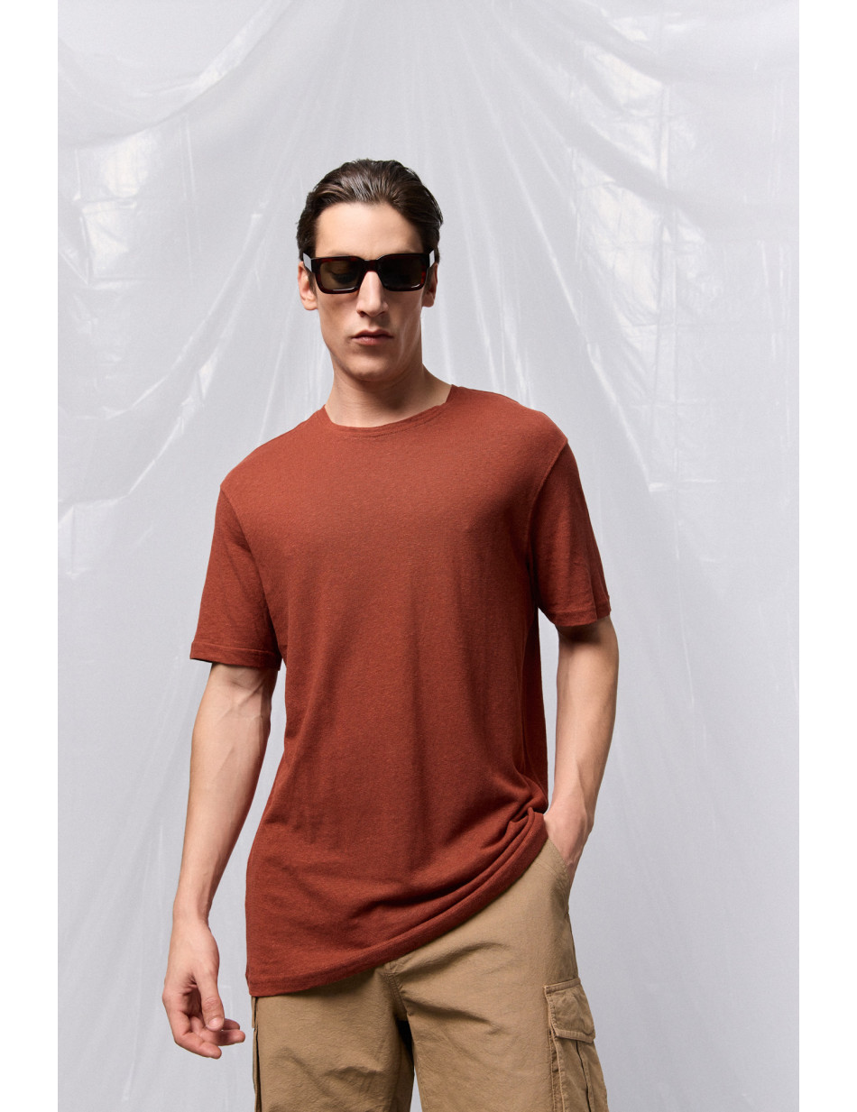 Smart fashion ανδρικό πλεκτό t-shirt