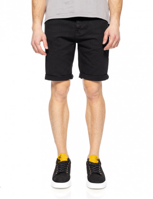 Biston fashion ανδρική 5τσεπη τζιν βερμούδα