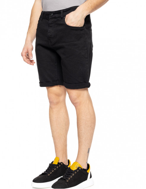Biston fashion ανδρική 5τσεπη τζιν βερμούδα