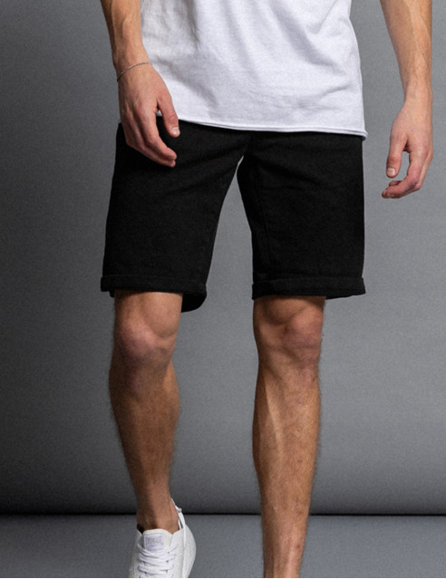 Biston fashion ανδρική 5τσεπη τζιν βερμούδα