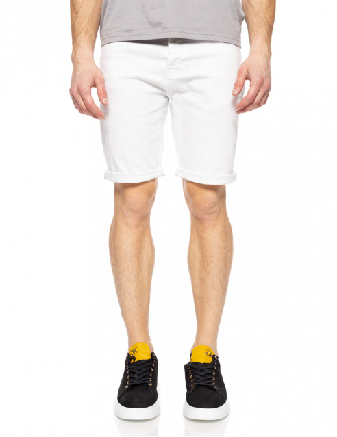 Biston fashion ανδρική 5τσεπη τζιν βερμούδα