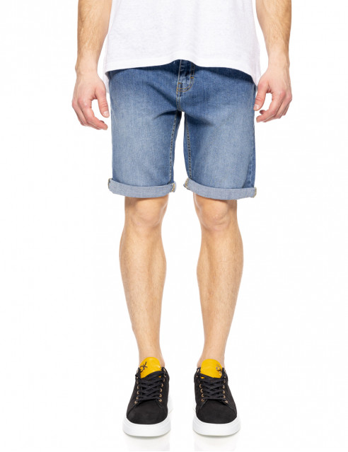 Splendid fashion ανδρική 5τσεπη τζιν βερμούδα