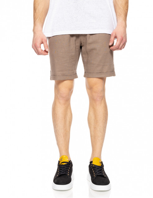 Splendid fashion ανδρική λινή βερμούδα chinos