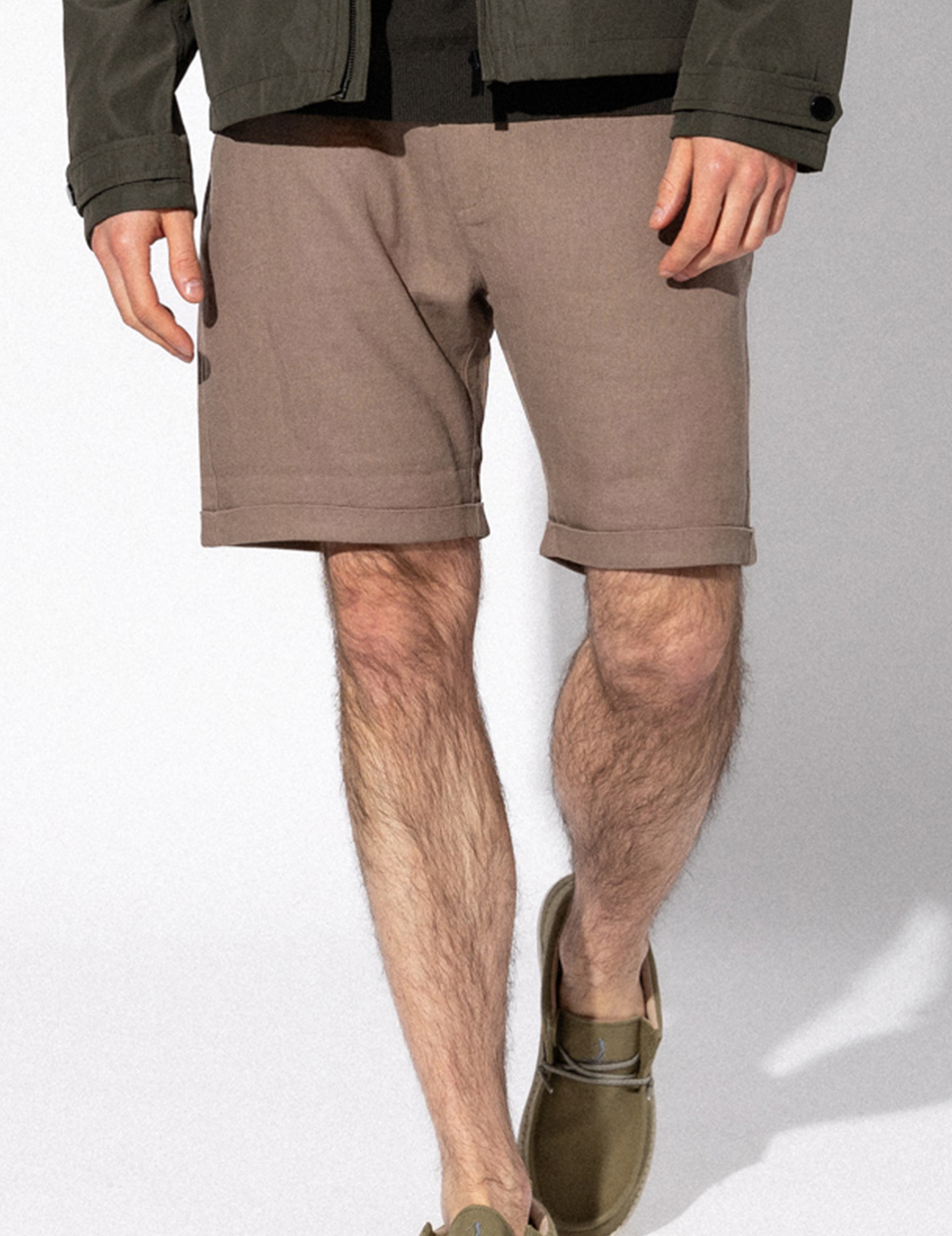Splendid fashion ανδρική λινή βερμούδα chinos