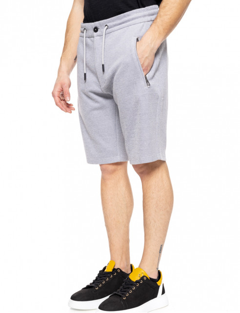 Biston fashion ανδρική φούτερ πικέ βερμούδα