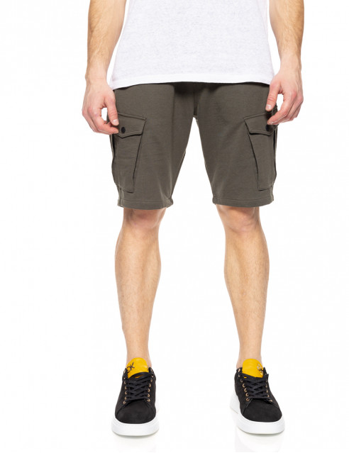 Splendid fashion ανδρική φούτερ βερμούδα cargo