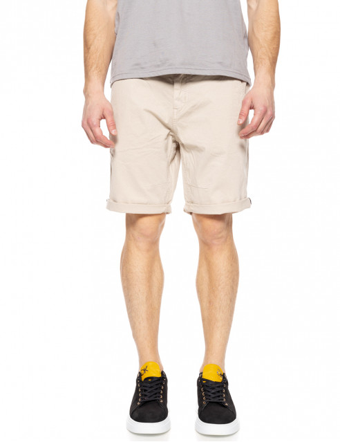 Biston fashion ανδρική βερμούδα chinos