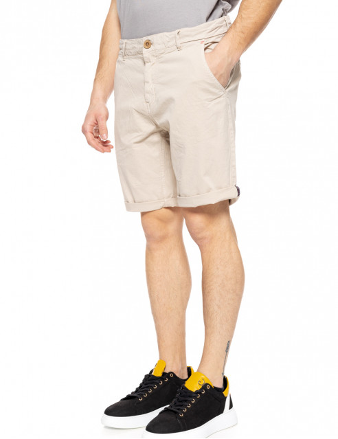 Biston fashion ανδρική βερμούδα chinos