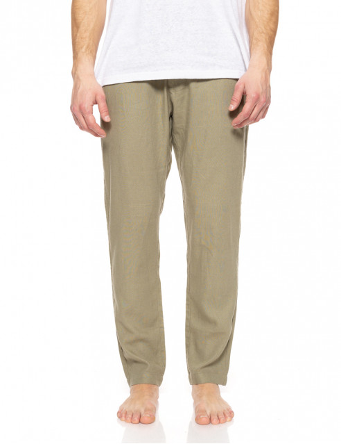 Biston fashion ανδρικό λινό παντελόνι chinos