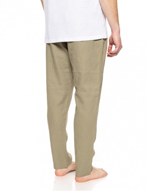 Biston fashion ανδρικό λινό παντελόνι chinos