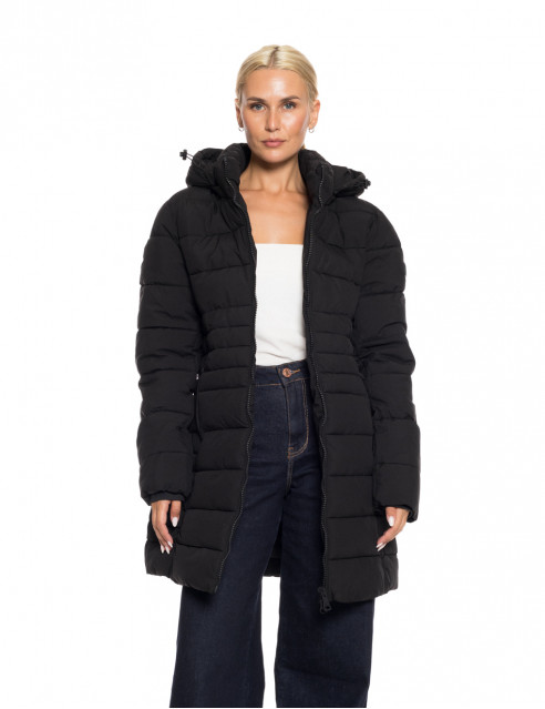 Splendid Fashion γυναικείο ντεμί μπουφάν με αποσπώμενη κουκούλα